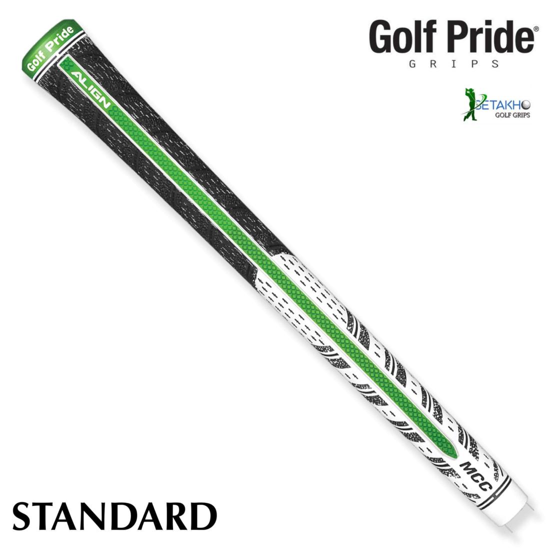 GOLF PRIDE - DECALE MCC PLUS4 ALIGN STANDARD blanc/vert